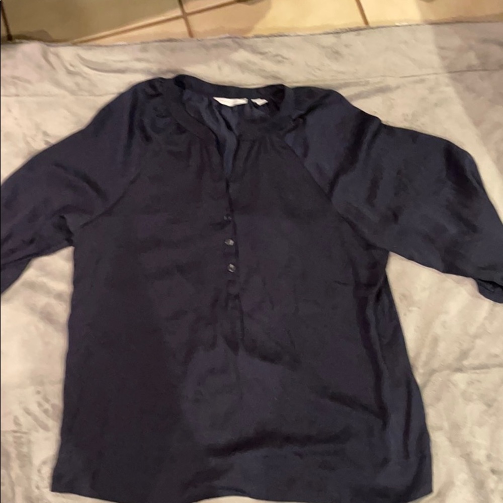 New York and company blue top